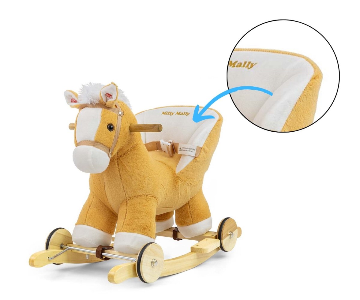 Конь-качалка с колесами Milly Mally Polly