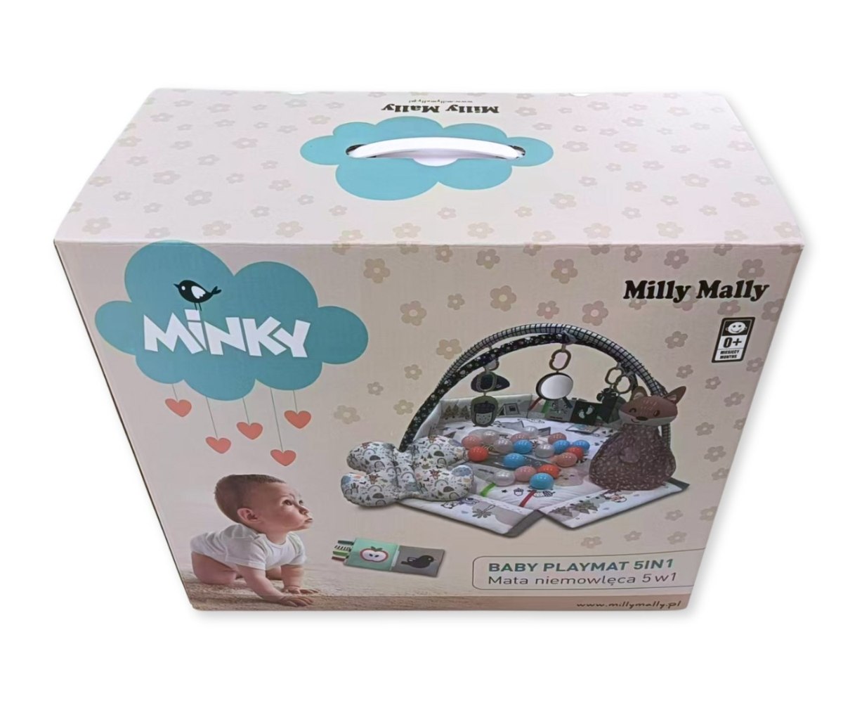 Развивающий коврик Milly Mally Minky с дугами 5 в 1 6141, 5901761127393