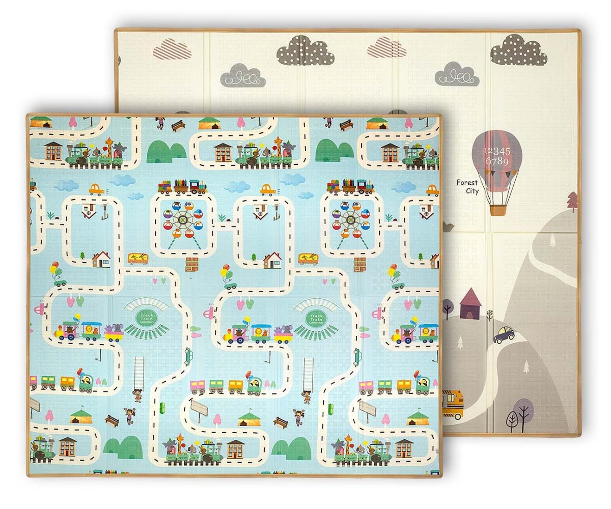 Развивающий коврик Milly Mally lay Trains and Cars T1 5542, 5901761128796