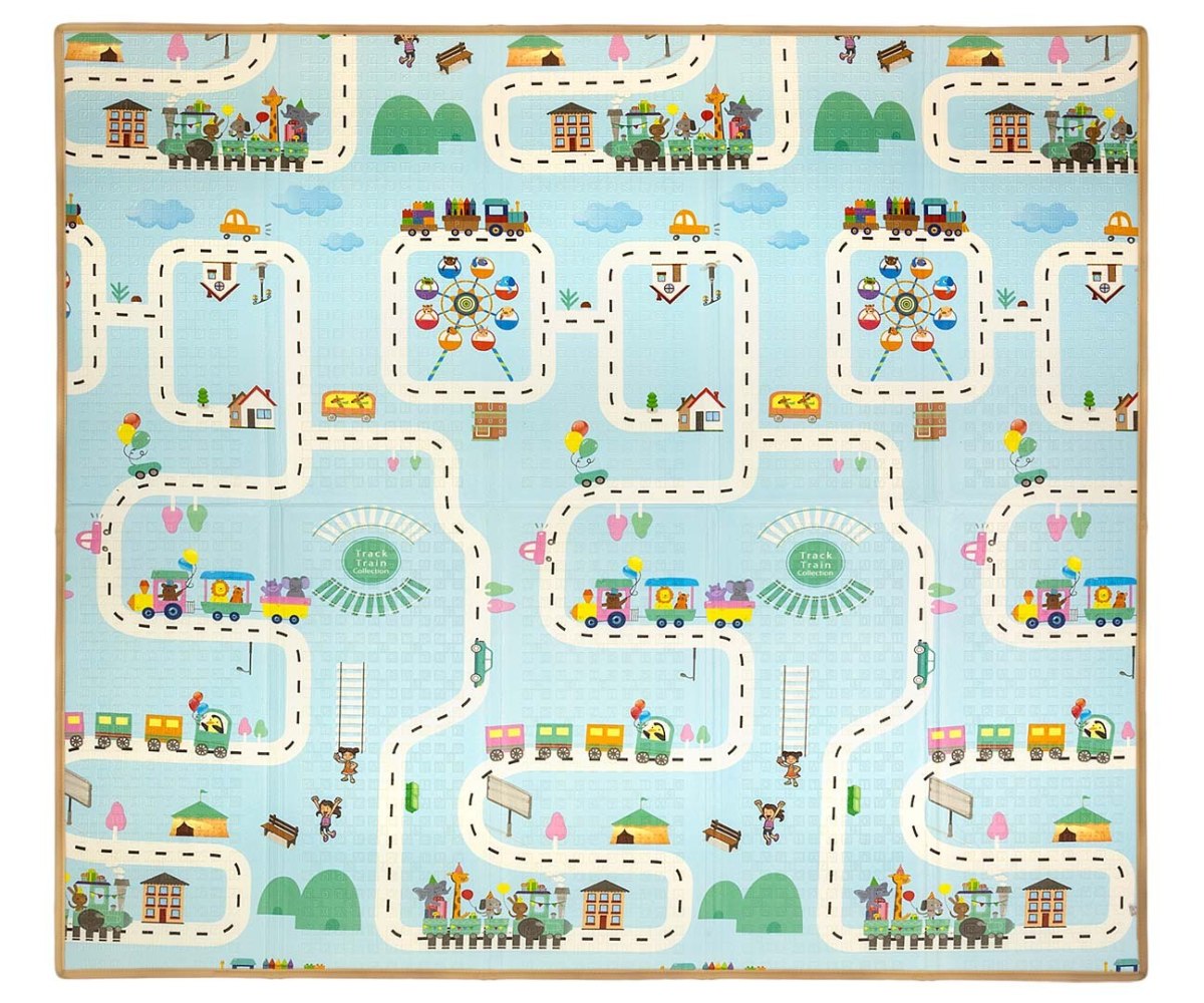 Развивающий коврик Milly Mally lay Trains and Cars T1 5542, 5901761128796