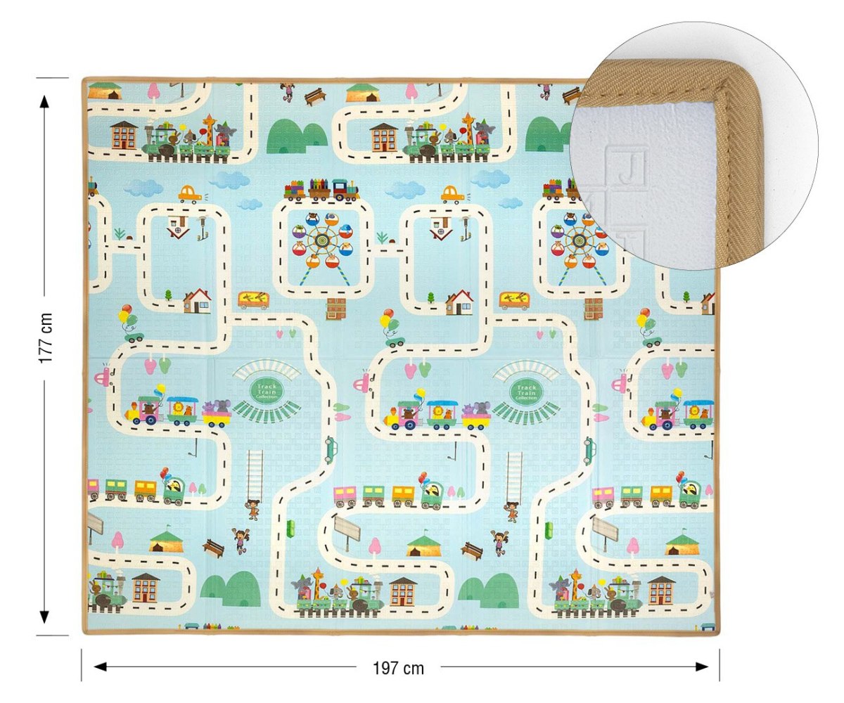 Развивающий коврик Milly Mally lay Trains and Cars T1 5542, 5901761128796