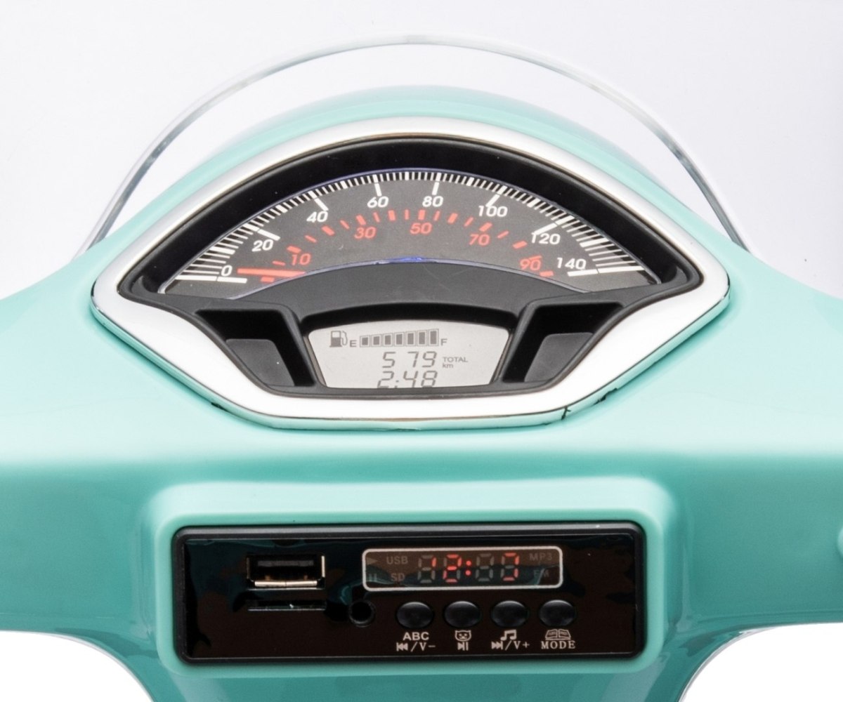 Электромобиль-мопед Milly Mally Vespa GTS Super 2х6 В