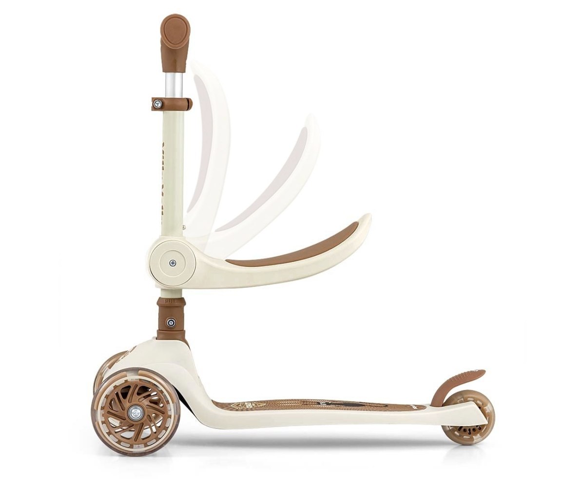 3-колесный самокат Milly Mally Scooter Fuzzy с сиденьем