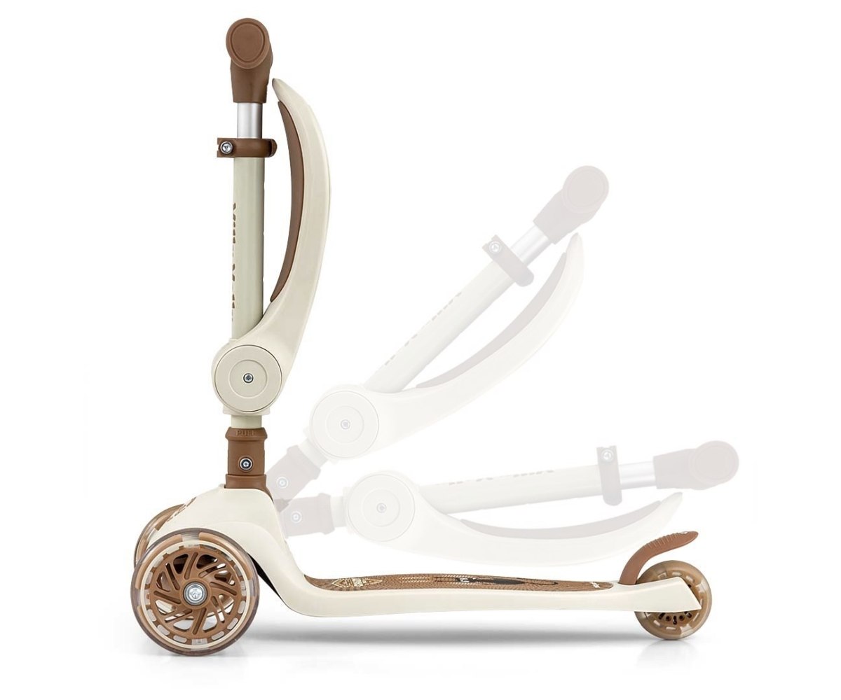 3-колесный самокат Milly Mally Scooter Fuzzy с сиденьем