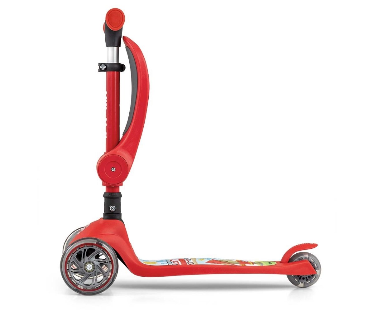 3-колесный самокат Milly Mally Scooter Fuzzy с сиденьем