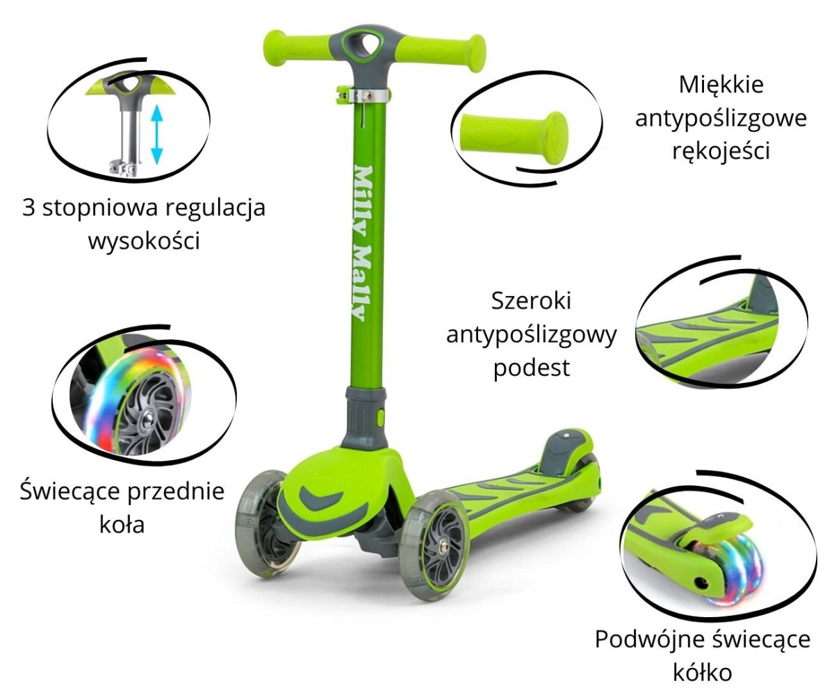 3-колесный самокат Milly Mally Scooter Boogie