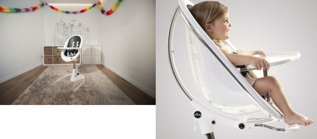 Стульчик для кормления Mima Moon 2G+вкладыш+подножка