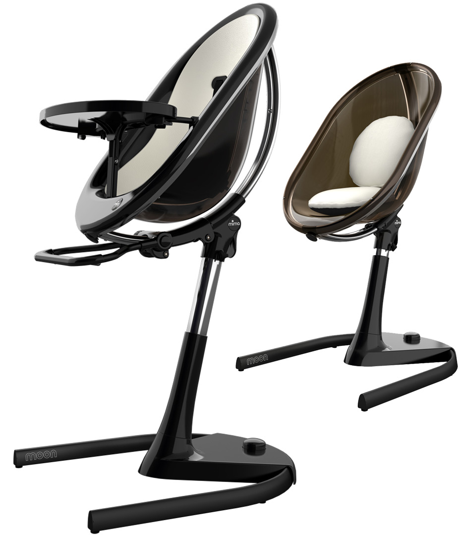 Стульчик для кормления Mima Moon 2G + вкладыш + подушка + подножка 4 в 1!