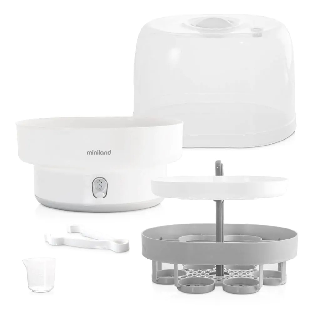 Стерилизатор Miniland на 6 бутылочек со светодиодным дисплеем, ML89206