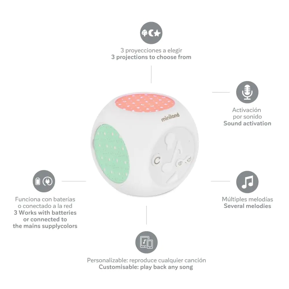 Проектор Miniland со звуковым датчиком, ML89311