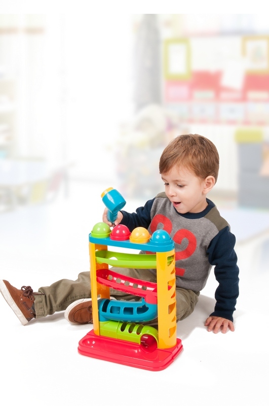 Игрушка-стучалка Miniland Education Горка-трекинг для шариков, MLZ97282