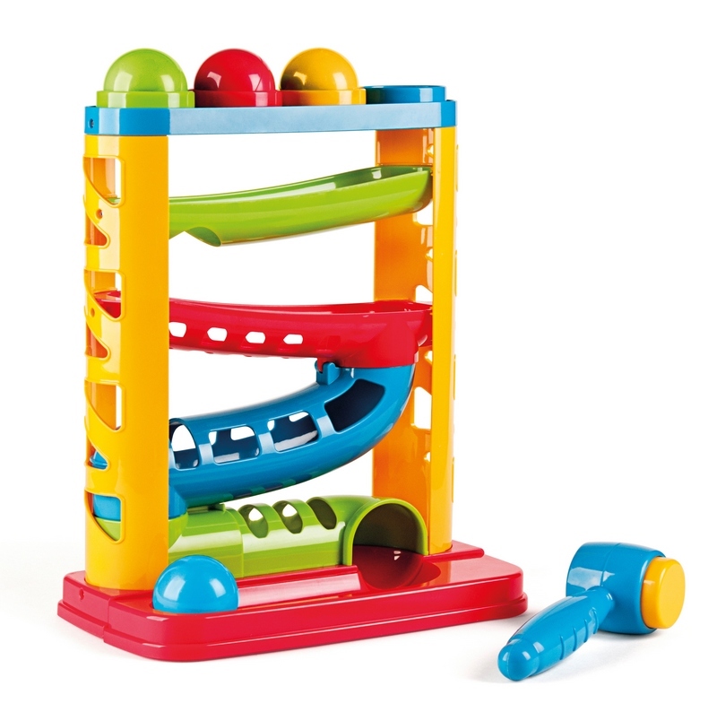 Игрушка-стучалка Miniland Education Горка-трекинг для шариков, MLZ97282