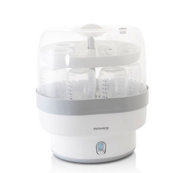 Стерилизатор Miniland на 6 бутылочек со светодиодным дисплеем, ML89206