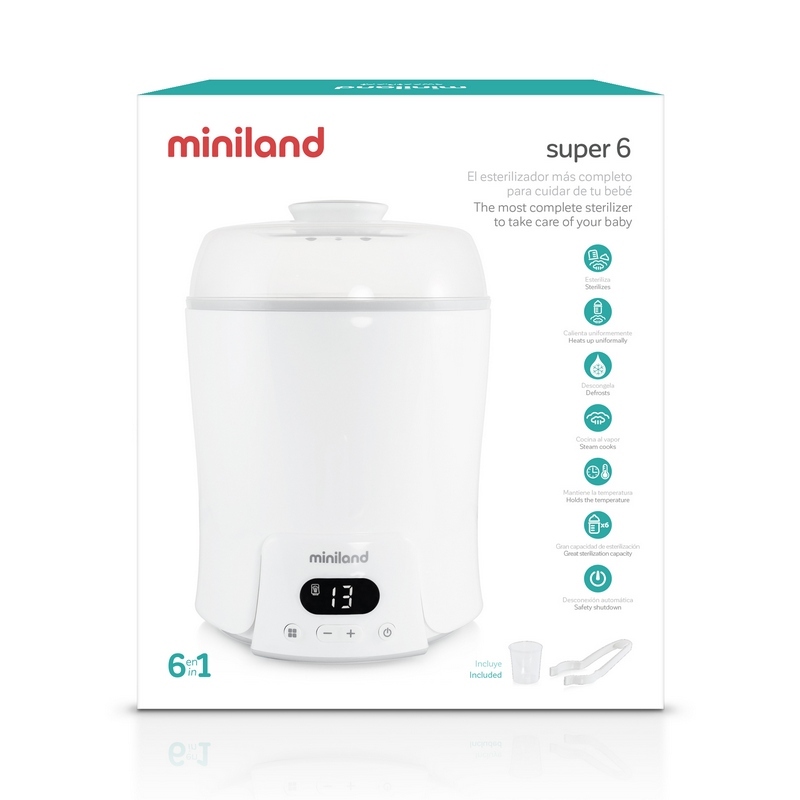 Стерилизатор-подогреватель Miniland 6 в 1, ML89233