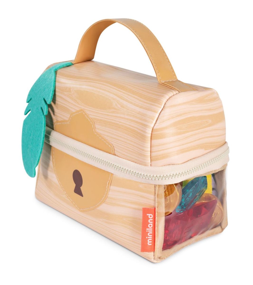 Игра-шнуровка Miniland Education Сундук с сокровищами (Necklace treasure), MLZ75010