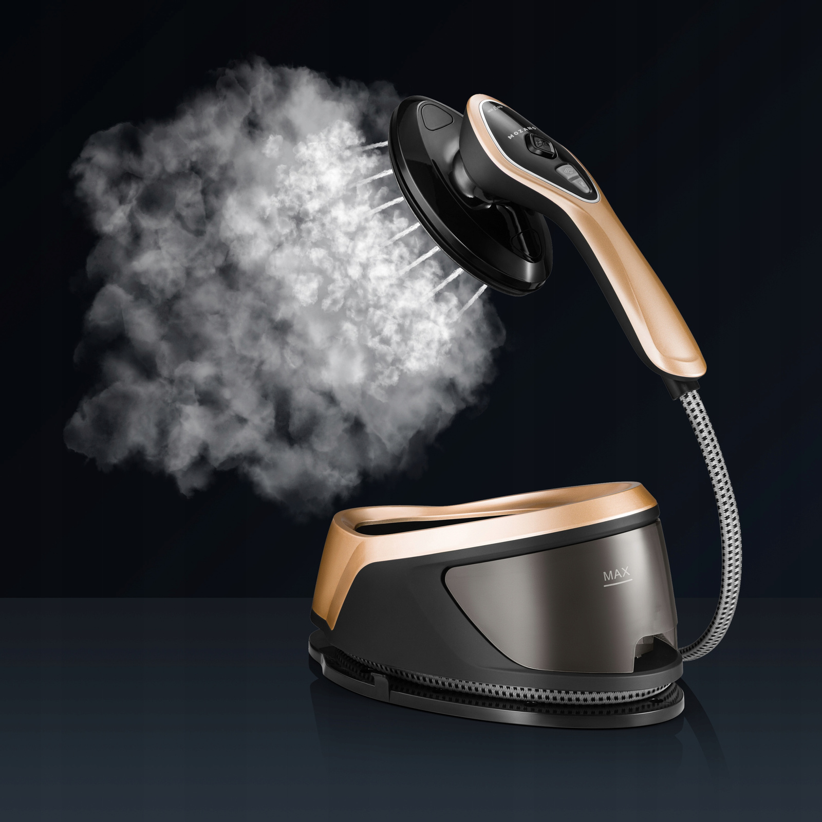Отпариватель-утюг с парогенератором Mozano Smart Care Gold, 4695