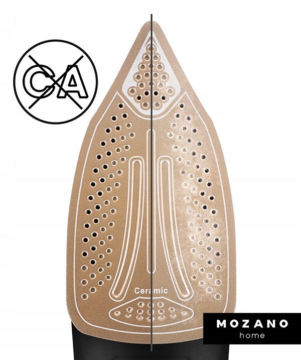 Беспроводной утюг Mozano Ultimate Smooth Gold, 4697