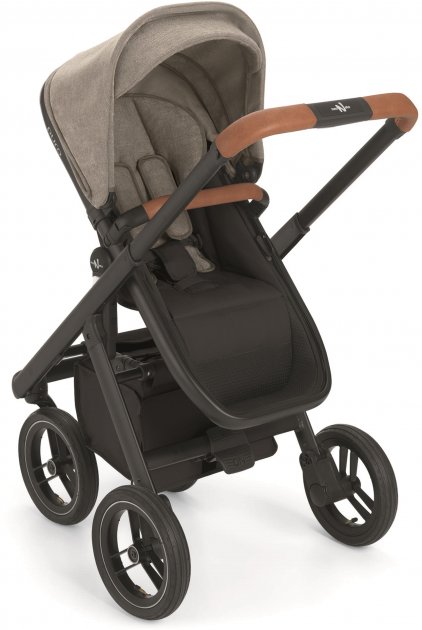 Детская универсальная коляска 2 в 1 Neonato Puro Urban на черном шасси (надувные колеса)