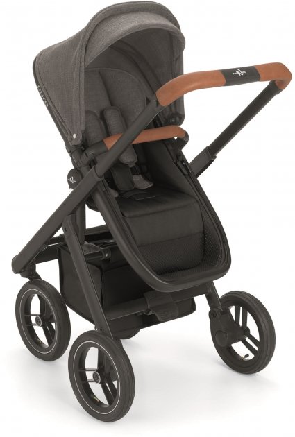 Детская универсальная коляска 2 в 1 Neonato Puro Urban на черном шасси (надувные колеса)