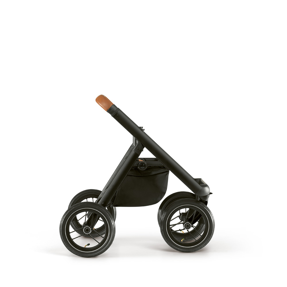 Детская универсальная коляска 2 в 1 Neonato Puro Urban на черном шасси (надувные колеса)