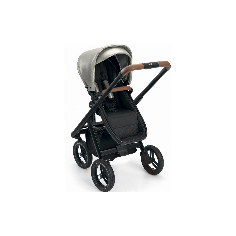 Детская универсальная коляска 2 в 1 Neonato Puro Urban на черном шасси (надувные колеса)