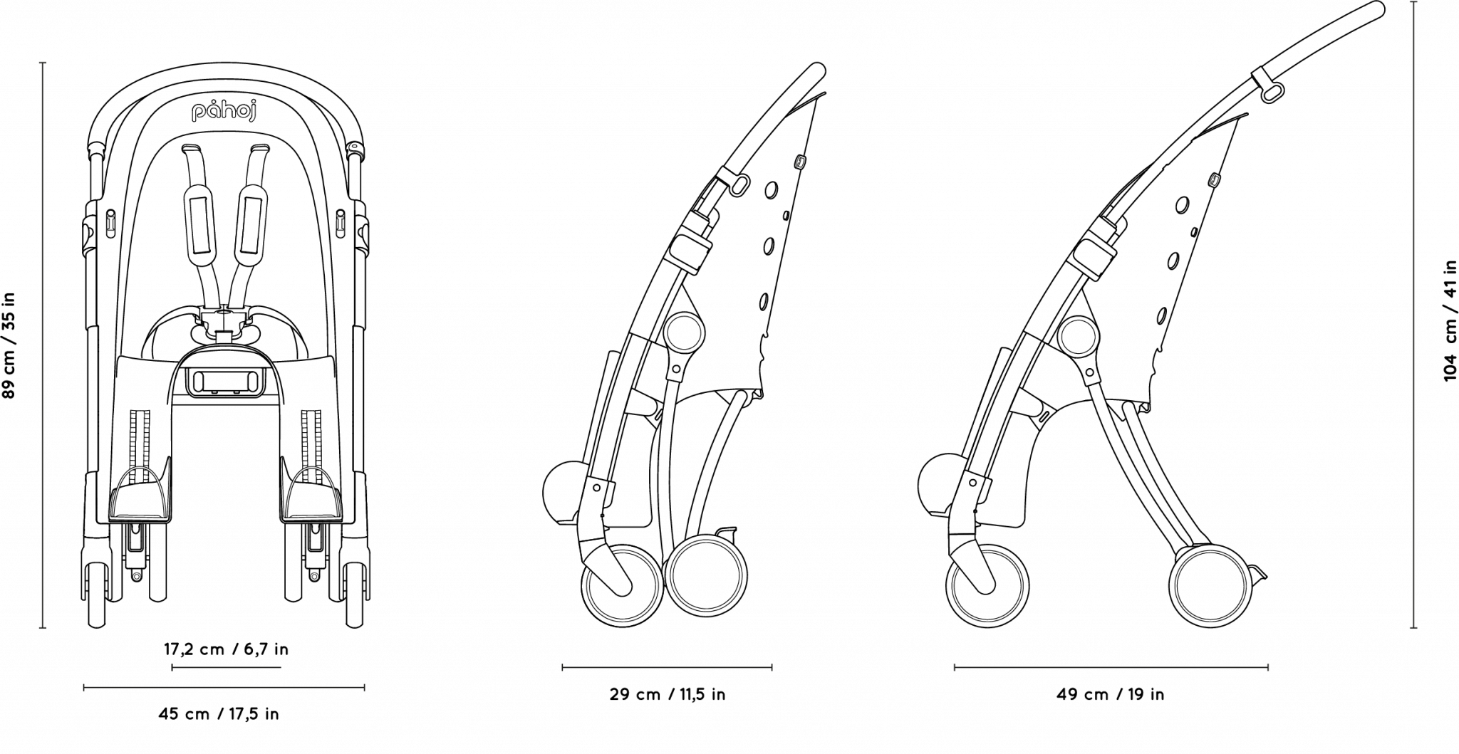 Коляска-велокресло Pahoj