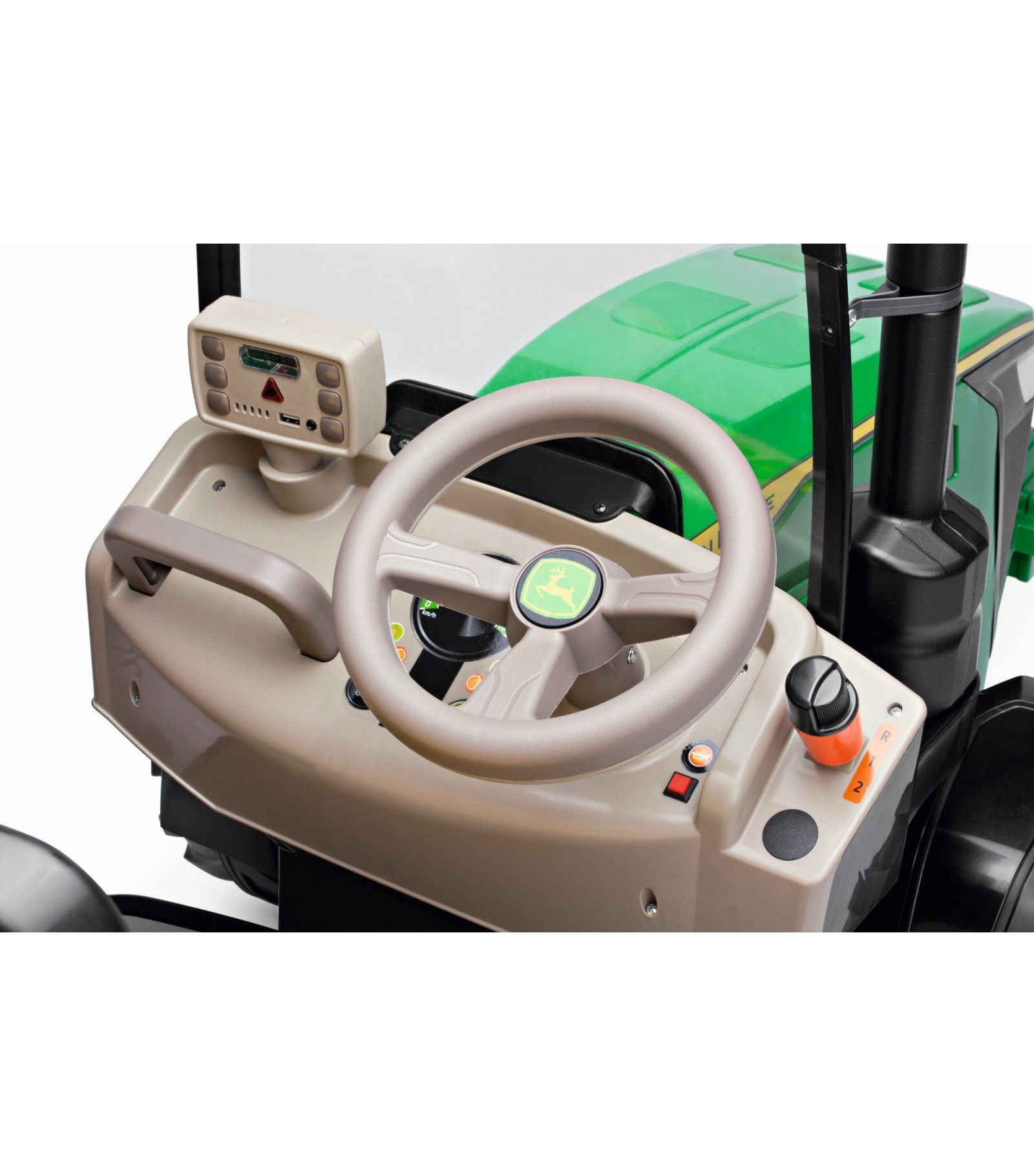 Детский электротрактор Peg-perego John Deere Dual Force 12 В, 05500