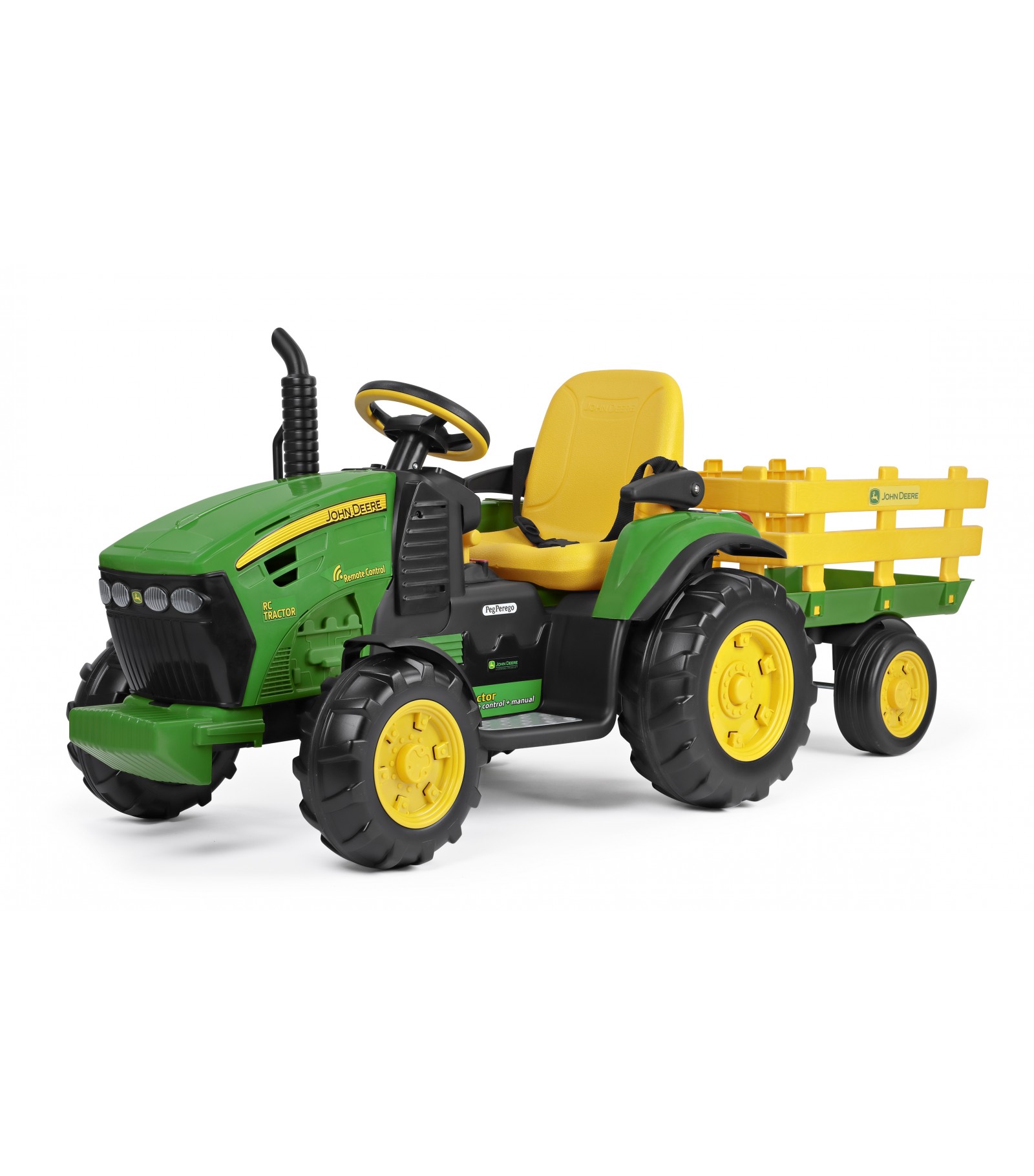 Электромобиль-трактор Peg-Perego John Deere RC 12 В, 0117