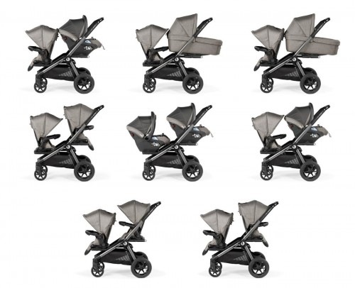 Прогулочная коляска для двойни с надувными колесами Peg-Perego GT4