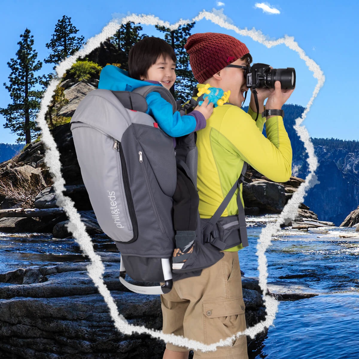 Рюкзак-кенгуру Phil&Teds Escape