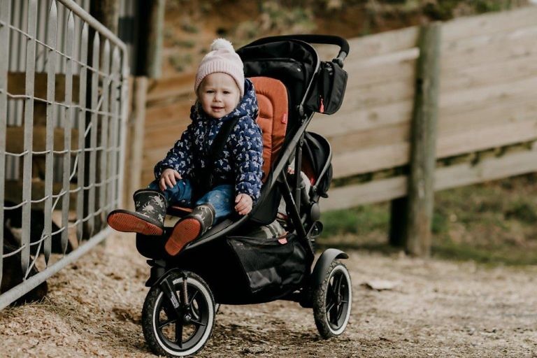 Беговая коляска для погодок и двойни Phil&teds Sport + вкладка