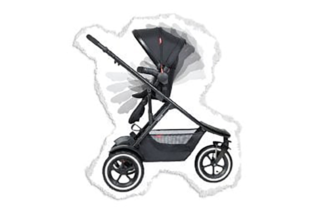 Беговая коляска для погодок и двойни Phil&teds Sport + вкладка