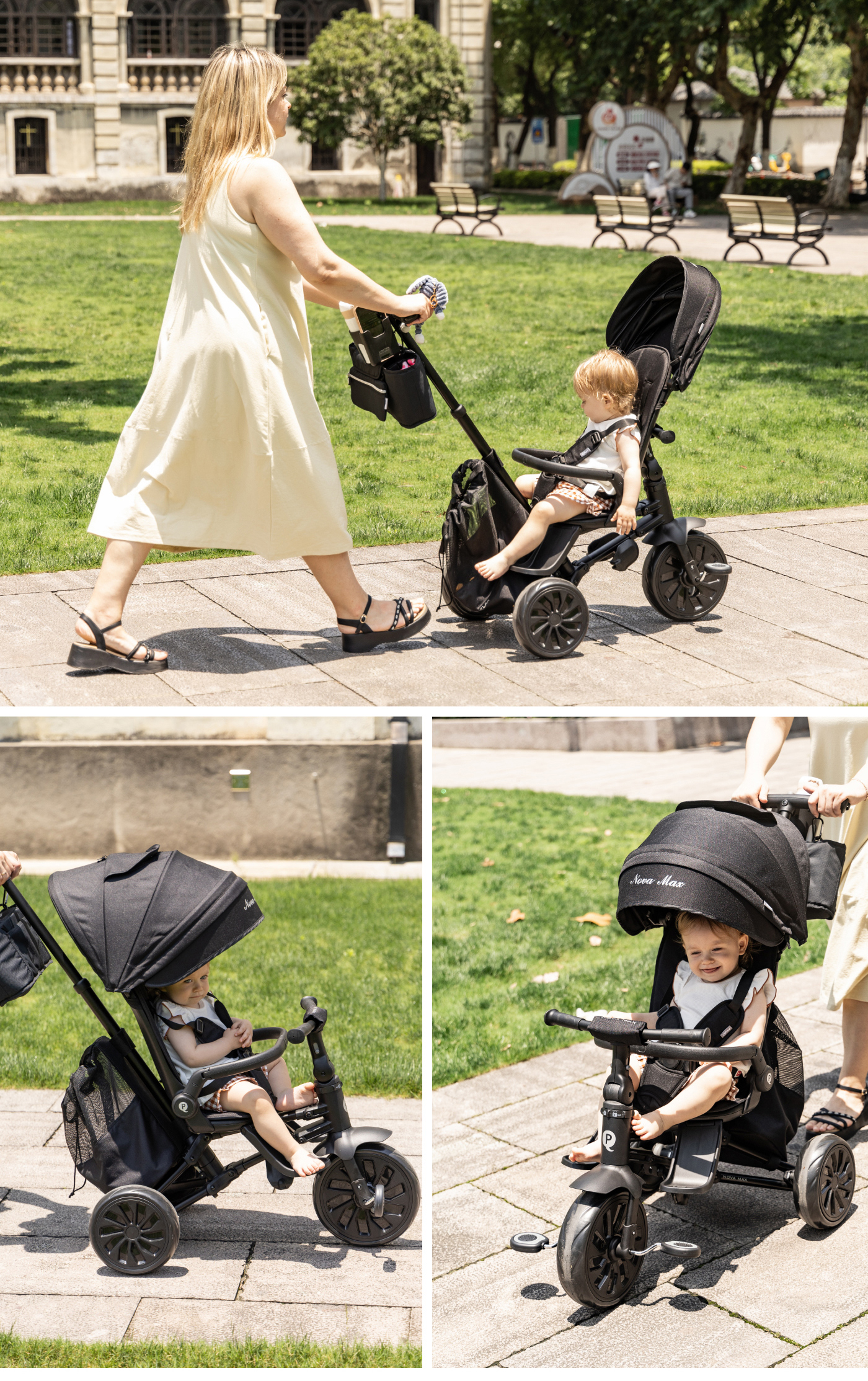 Детский 3-колесный велосипед Qplay Nova Max