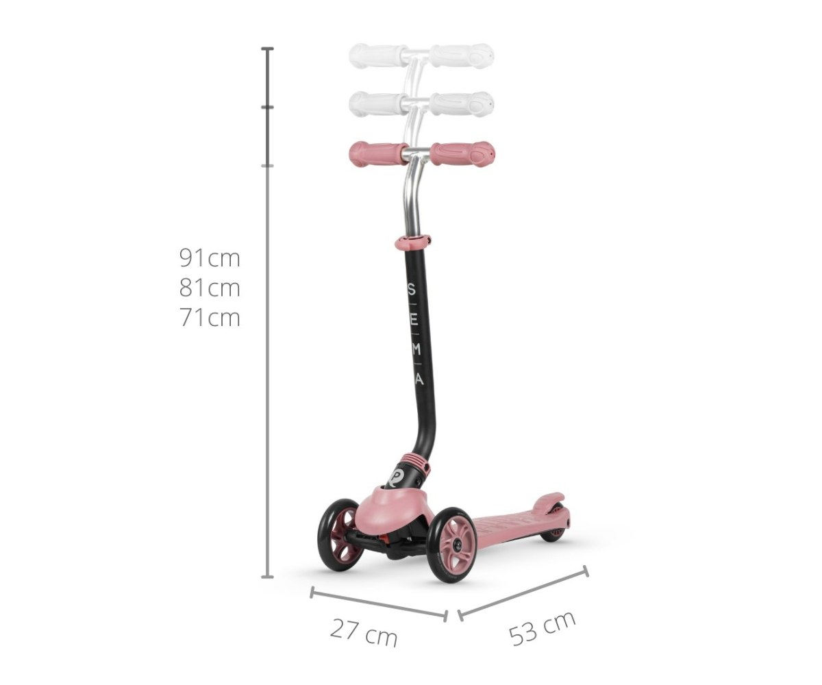 Детский 3-колесный самокат Qplay 3 в 1 Sema