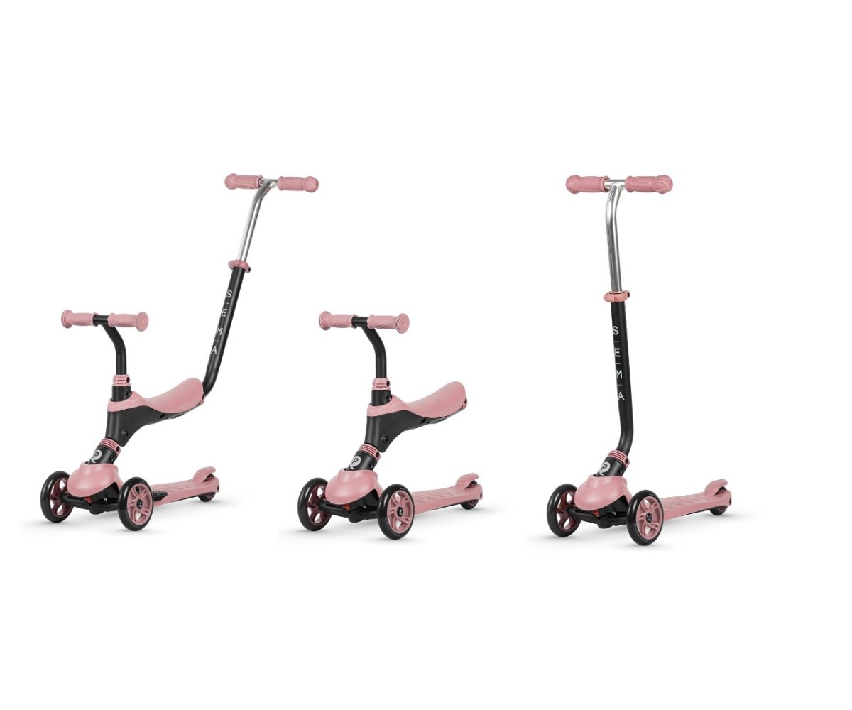 Детский 3-колесный самокат Qplay 3 в 1 Sema