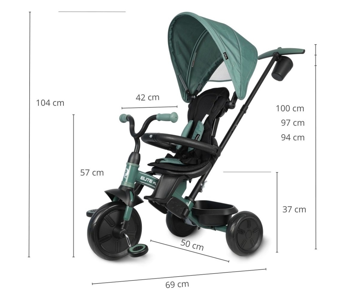 Детский 3-колесный велосипед Qplay Elite Platinum