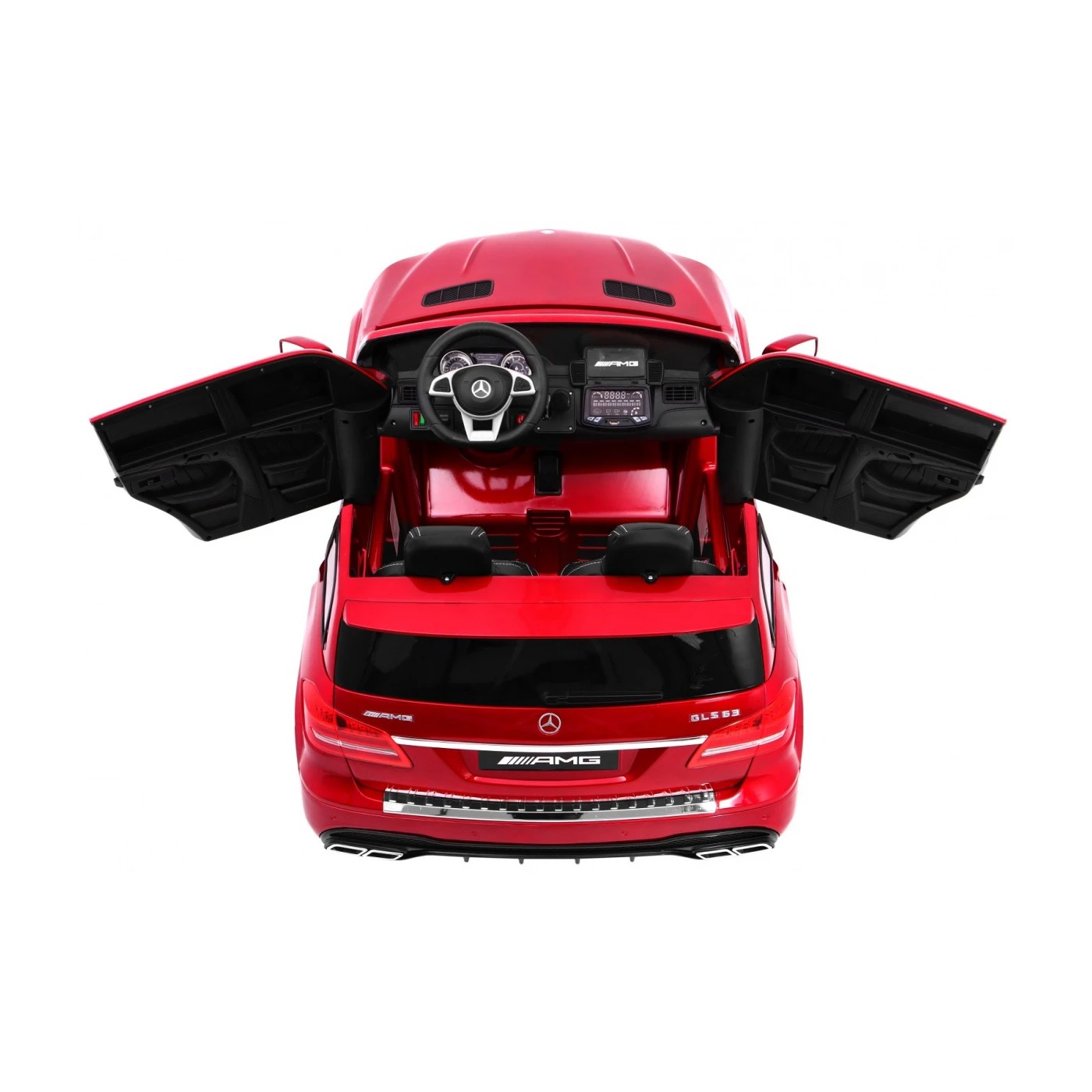 Электроавтомобиль Ramiz Mercedes AMG GLS 63 2х12 В (лакированный)