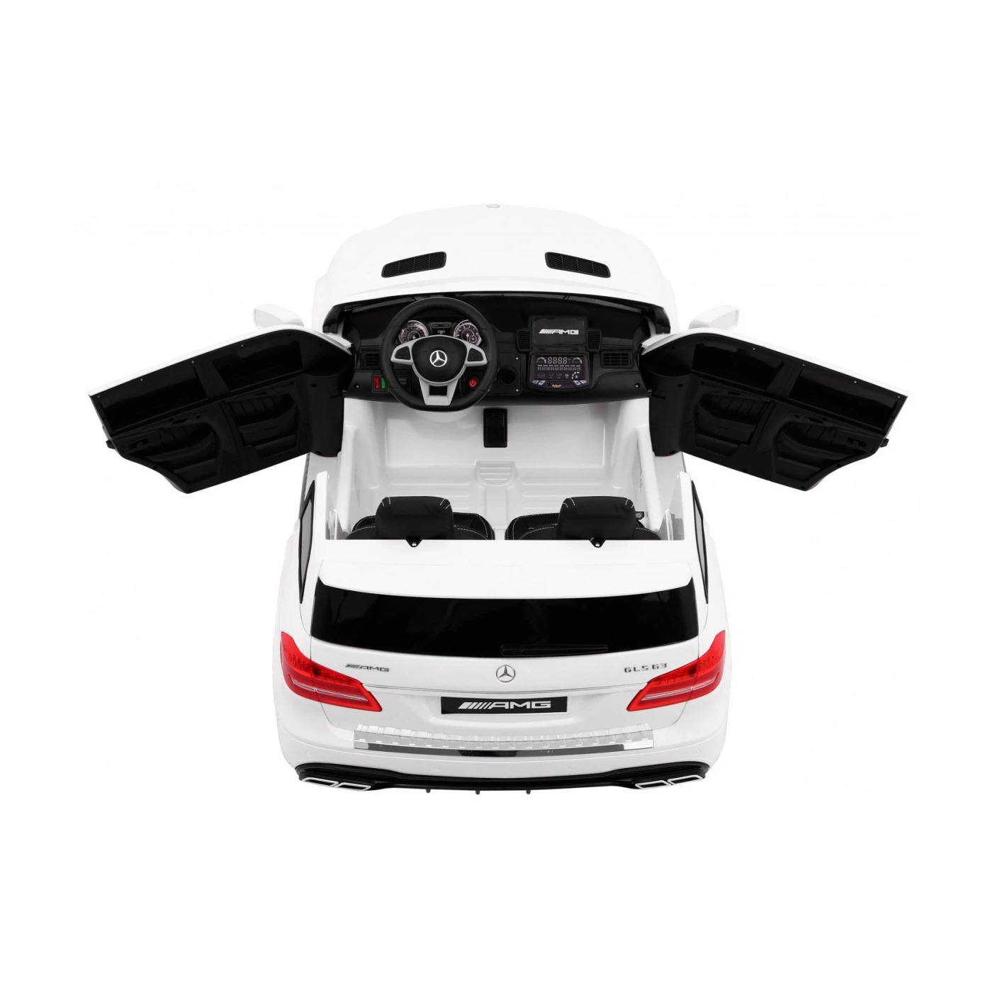 Электроавтомобиль Ramiz Mercedes AMG GLS 63 2х12 В (лакированный)