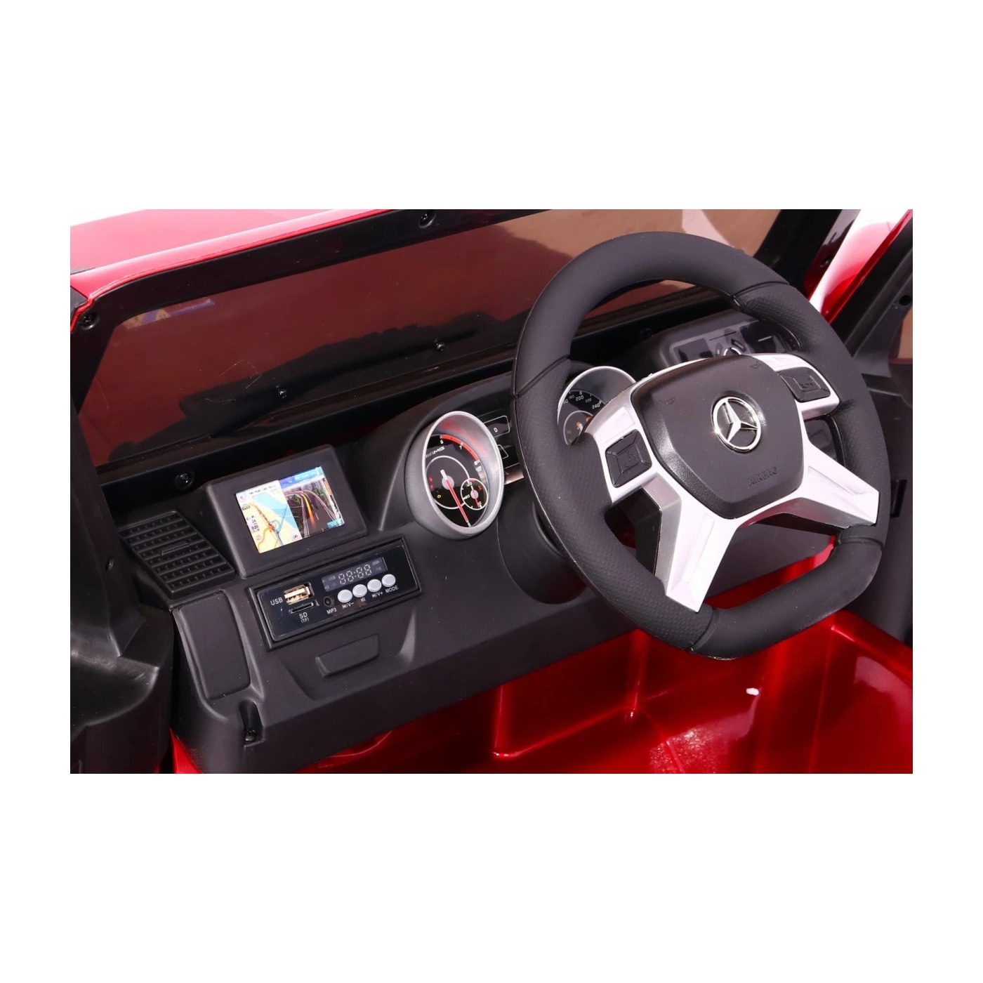 Электромобиль Ramiz Mercedes AMG G65 лакированный 12 В на пульте управления