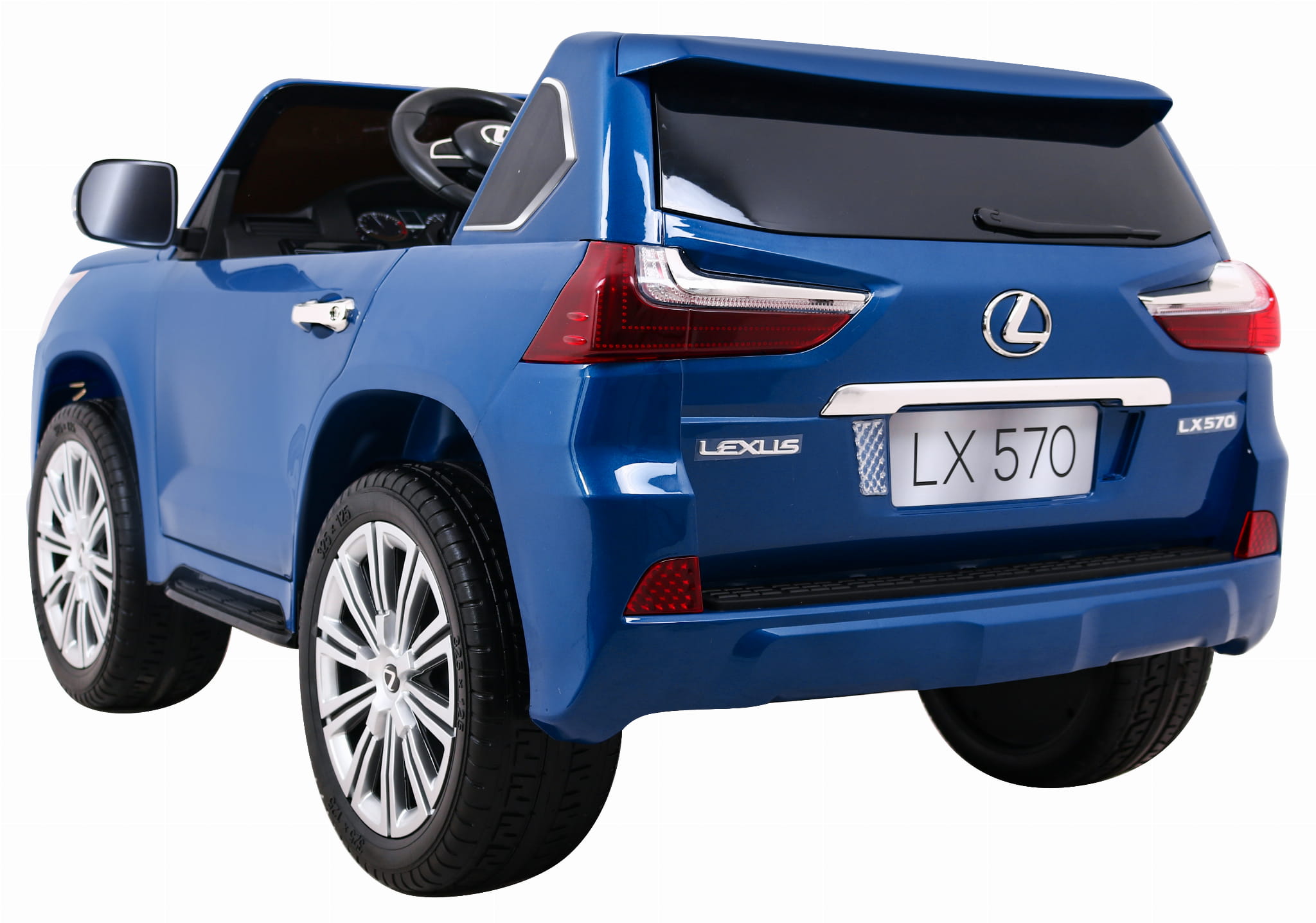 Электромобиль Ramiz Lexus LX570 окрашенный 2x12 В на пульте управления