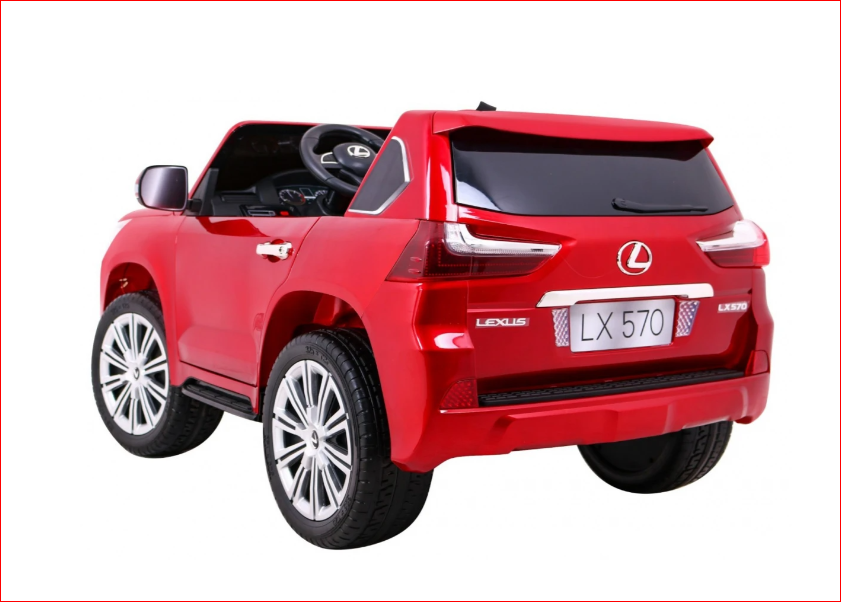Электромобиль Ramiz Lexus LX570 окрашенный 2x12 В на пульте управления