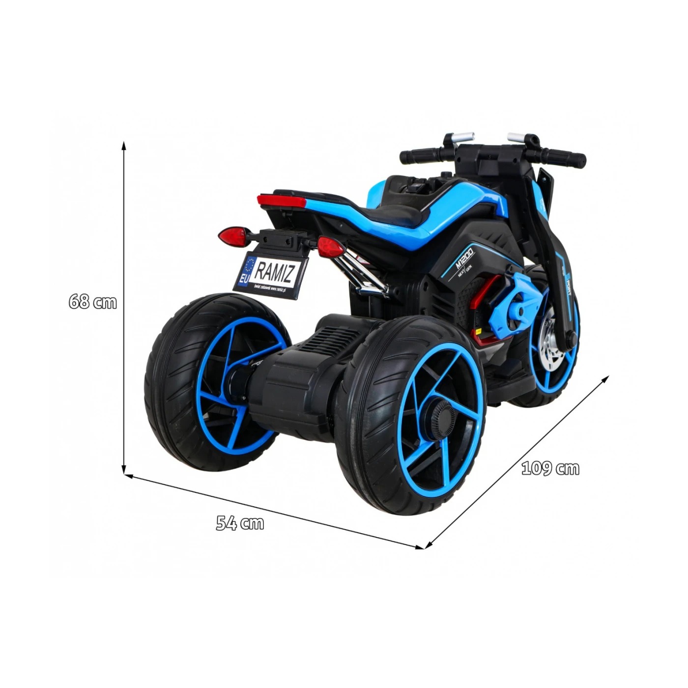 Электромотоцикл трехколесный Ramiz Motor Future 12 В