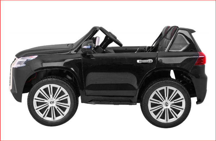Электромобиль Ramiz Lexus LX570 окрашенный 2x12 В на пульте управления