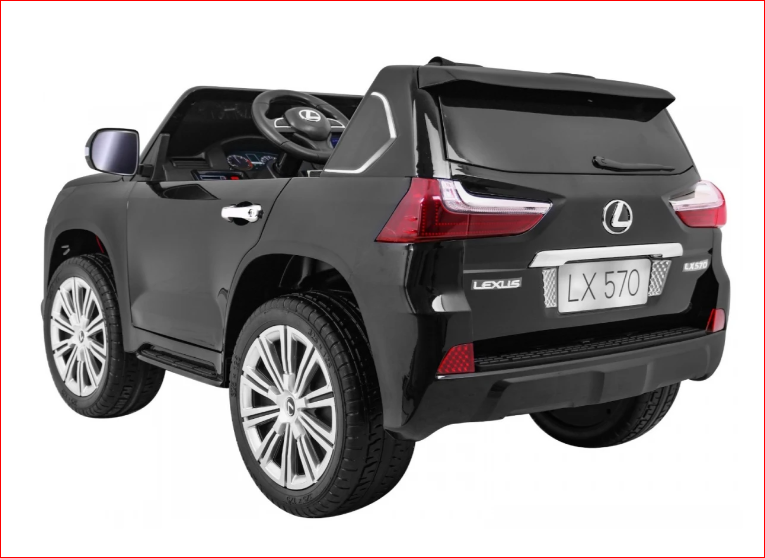 Электромобиль Ramiz Lexus LX570 окрашенный 2x12 В на пульте управления