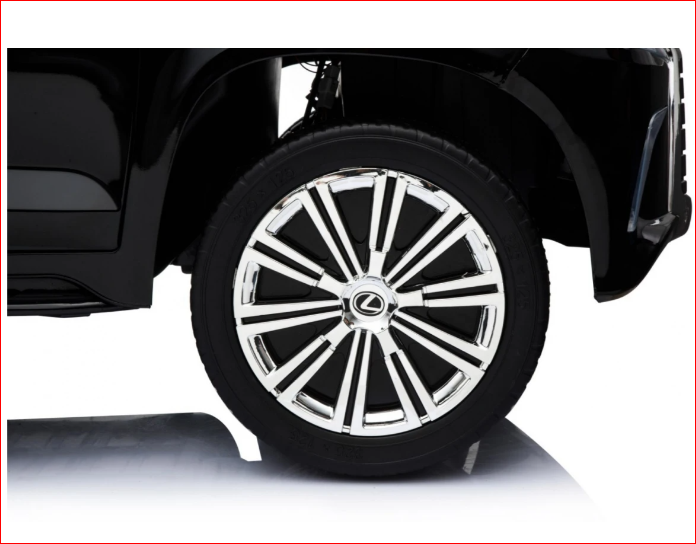 Электромобиль Ramiz Lexus LX570 окрашенный 2x12 В на пульте управления