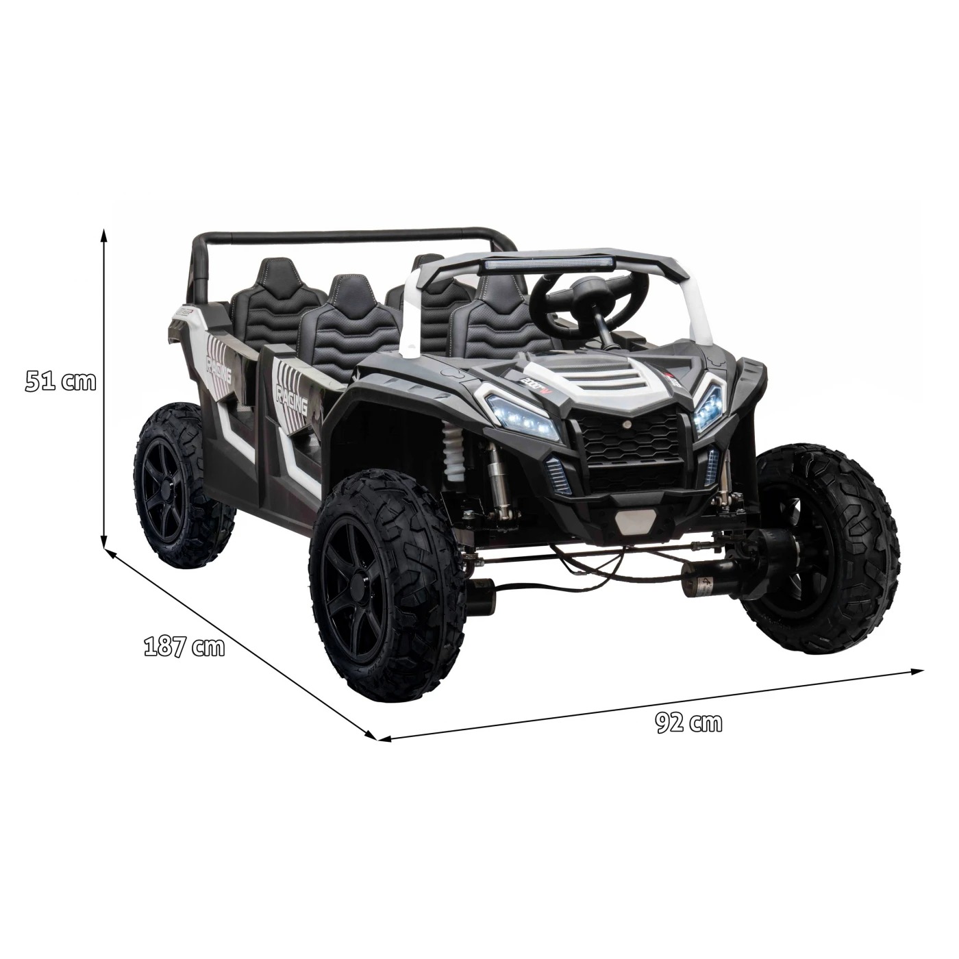 Электроавтомобиль 4-местный Ramiz Buggy Atv Racing Utv2000 (Li-ion) 24 В, PA.A033.LIION