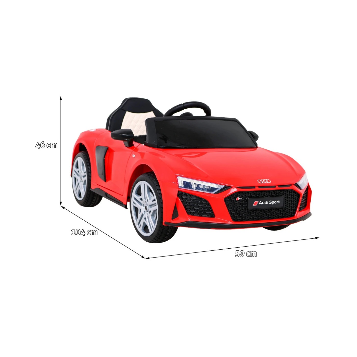 Электромобиль Ramiz Audi R8 LIFT 12 В на пульте управления