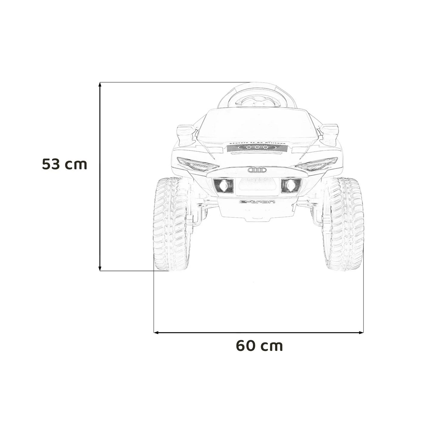 Детский электромобиль Ramiz Audi RSQ E-TRON 12 В