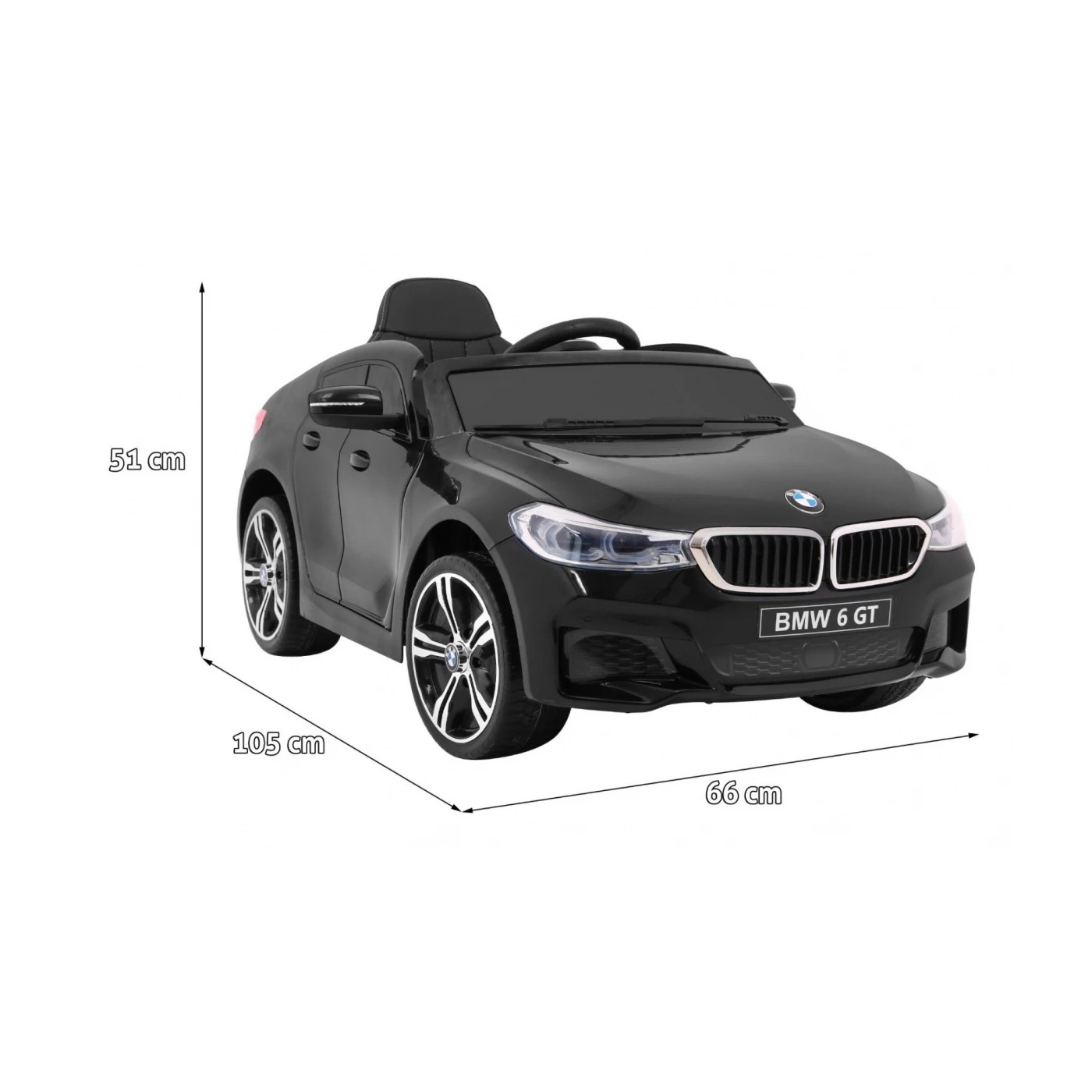 Электромобиль Ramiz BMW 6 GT 2х6 В на пульте управления