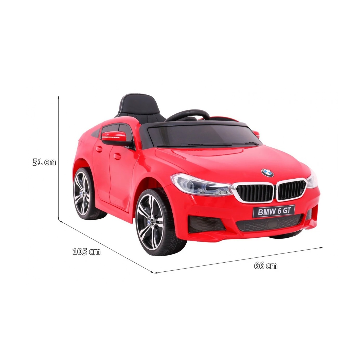 Электромобиль Ramiz BMW 6 GT 2х6 В на пульте управления